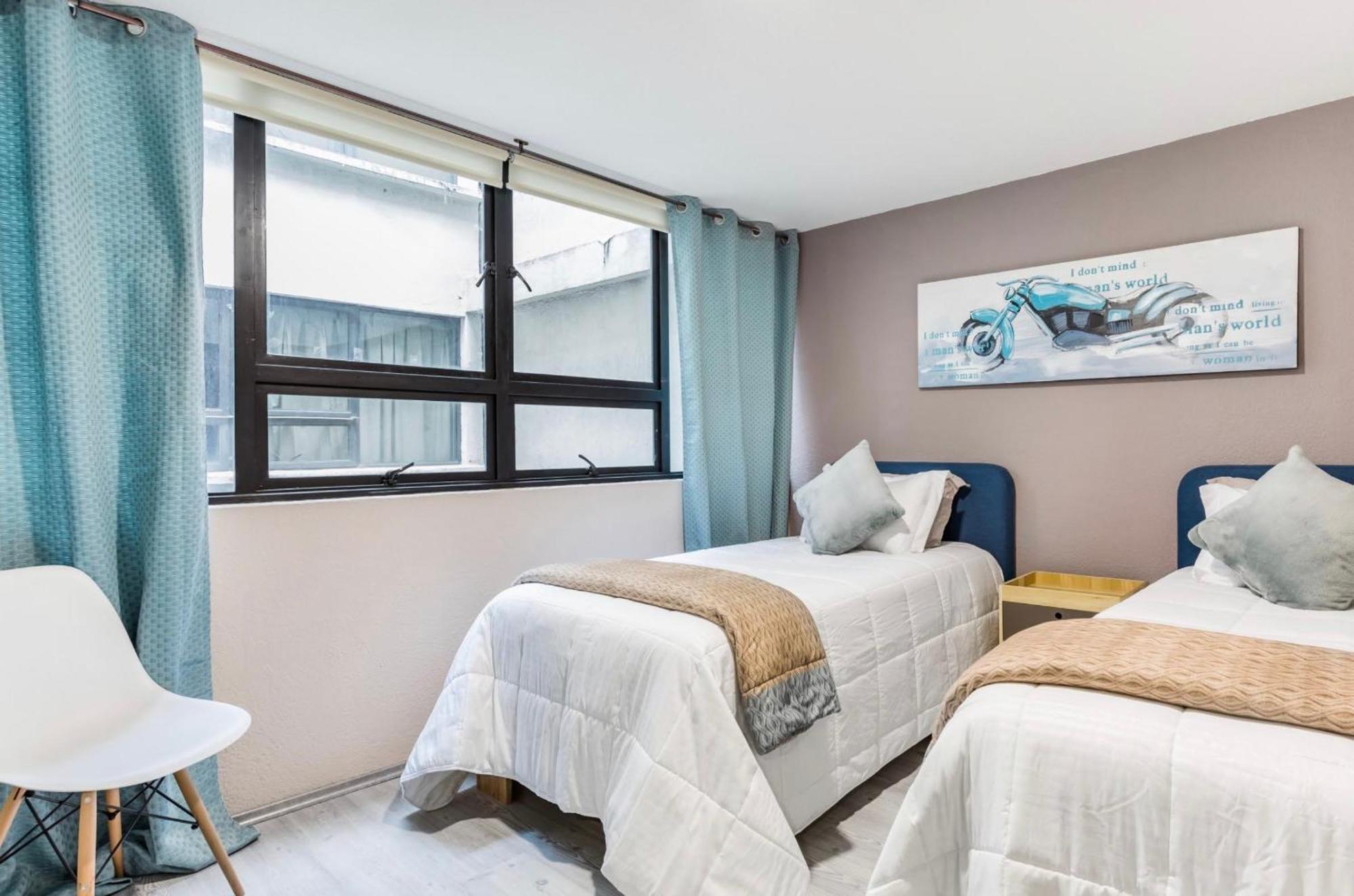 Cozy Roma Norte Flat - Parking- Wifi - Sleeps 6 Μεξικό Εξωτερικό φωτογραφία